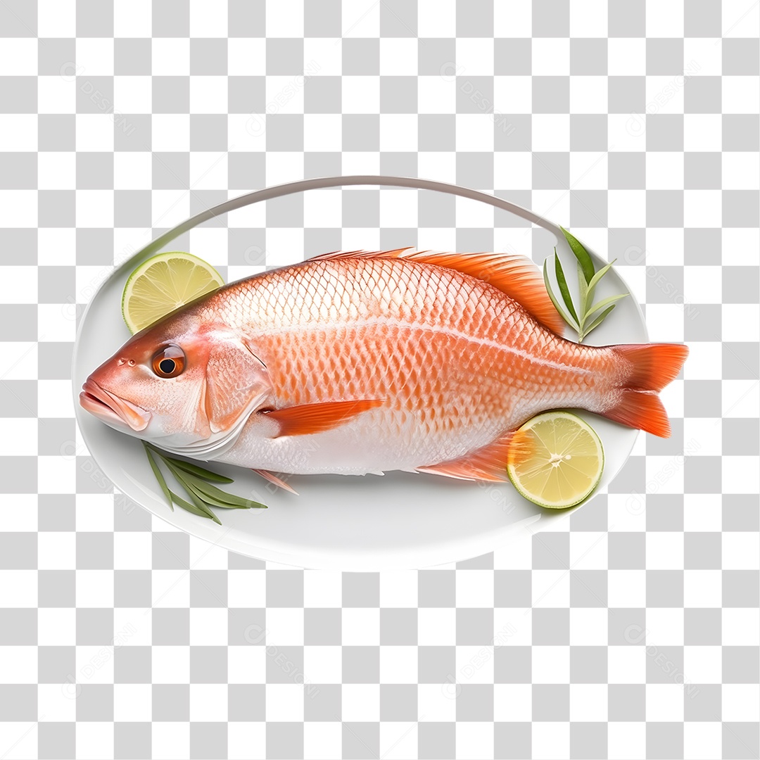 Frutos e Peixes do Mar PNG Transparente