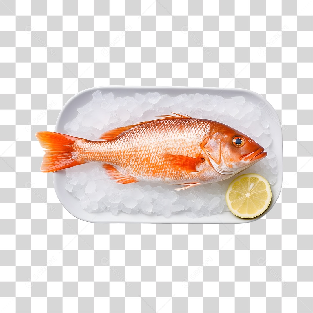 Frutos e Peixes do Mar PNG Transparente