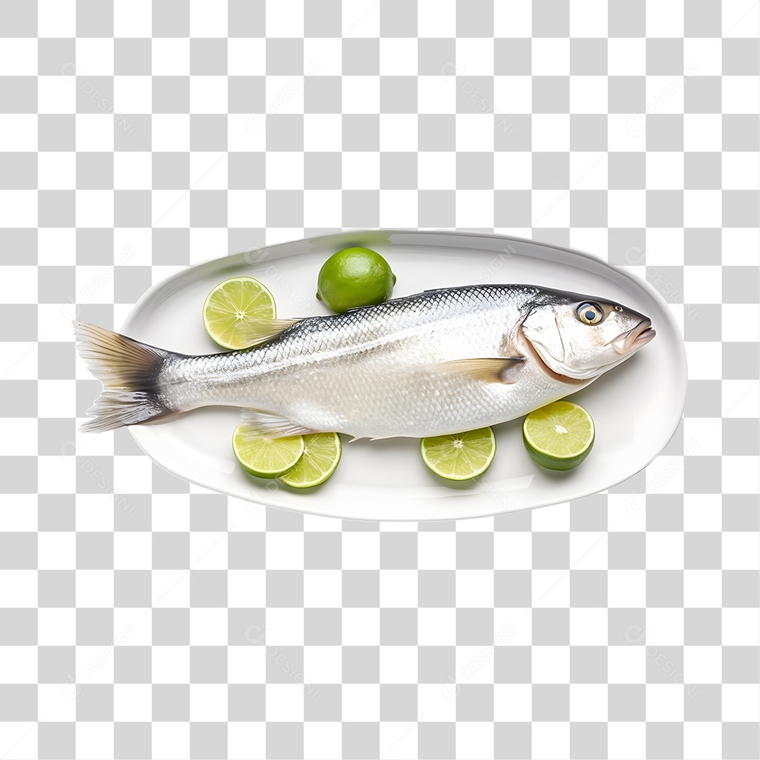 Frutos e Peixes do Mar PNG Transparente