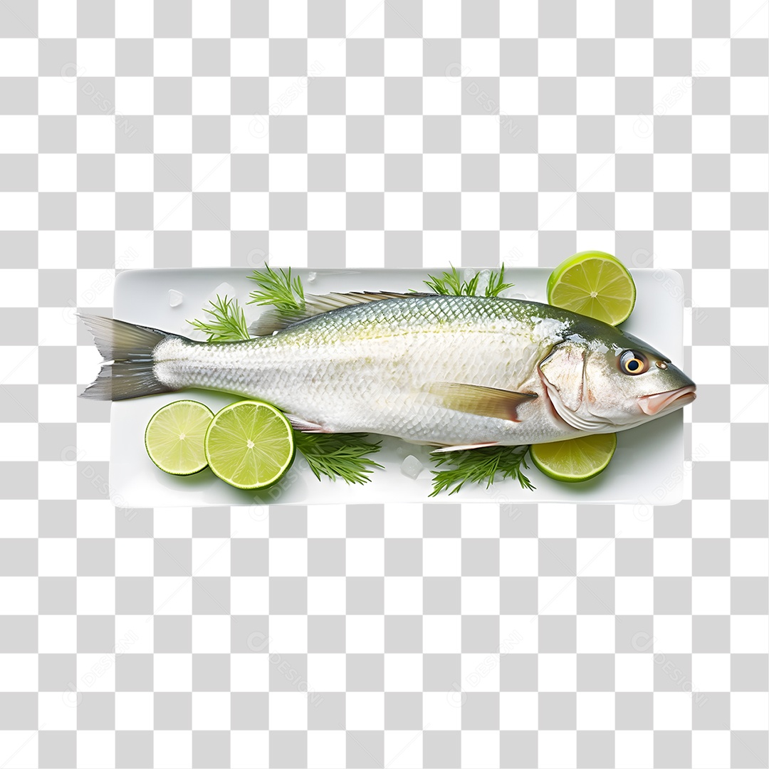 Frutos e Peixes do Mar PNG Transparente