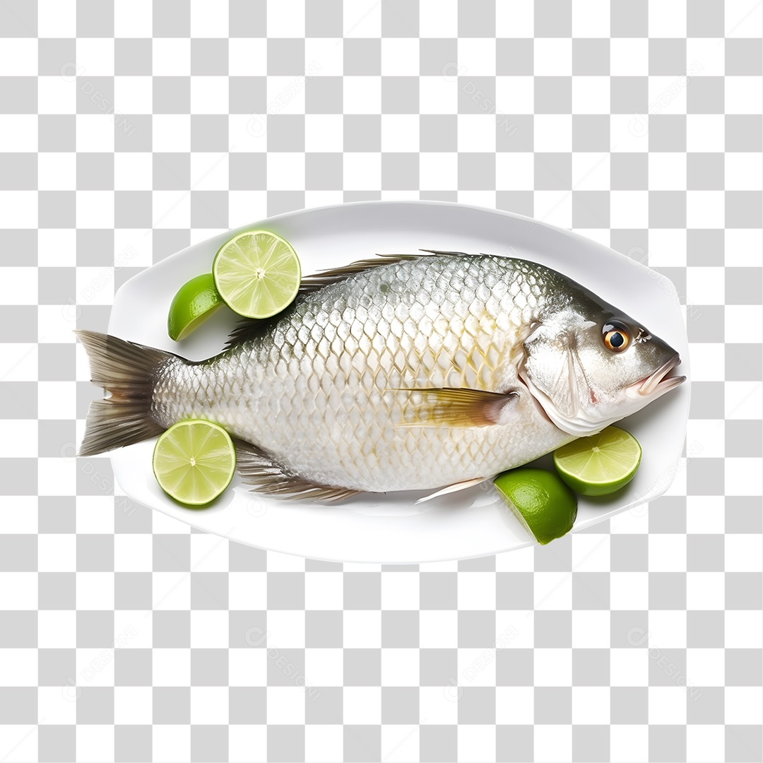 Frutos e Peixes do Mar PNG Transparente