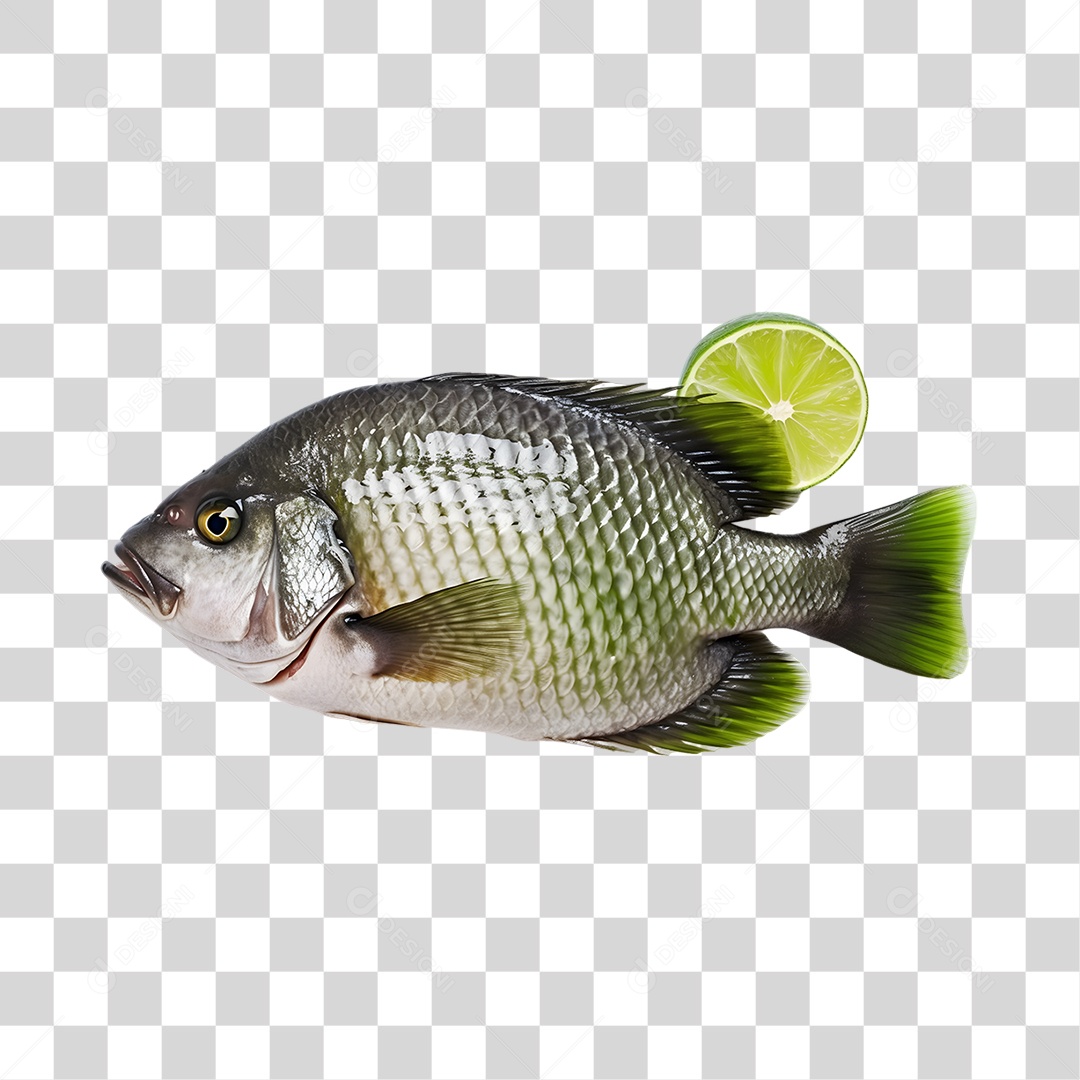 Frutos e Peixes do Mar PNG Transparente