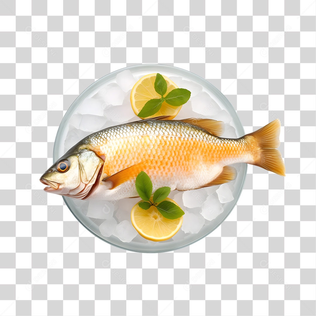 Frutos e Peixes do Mar PNG Transparente