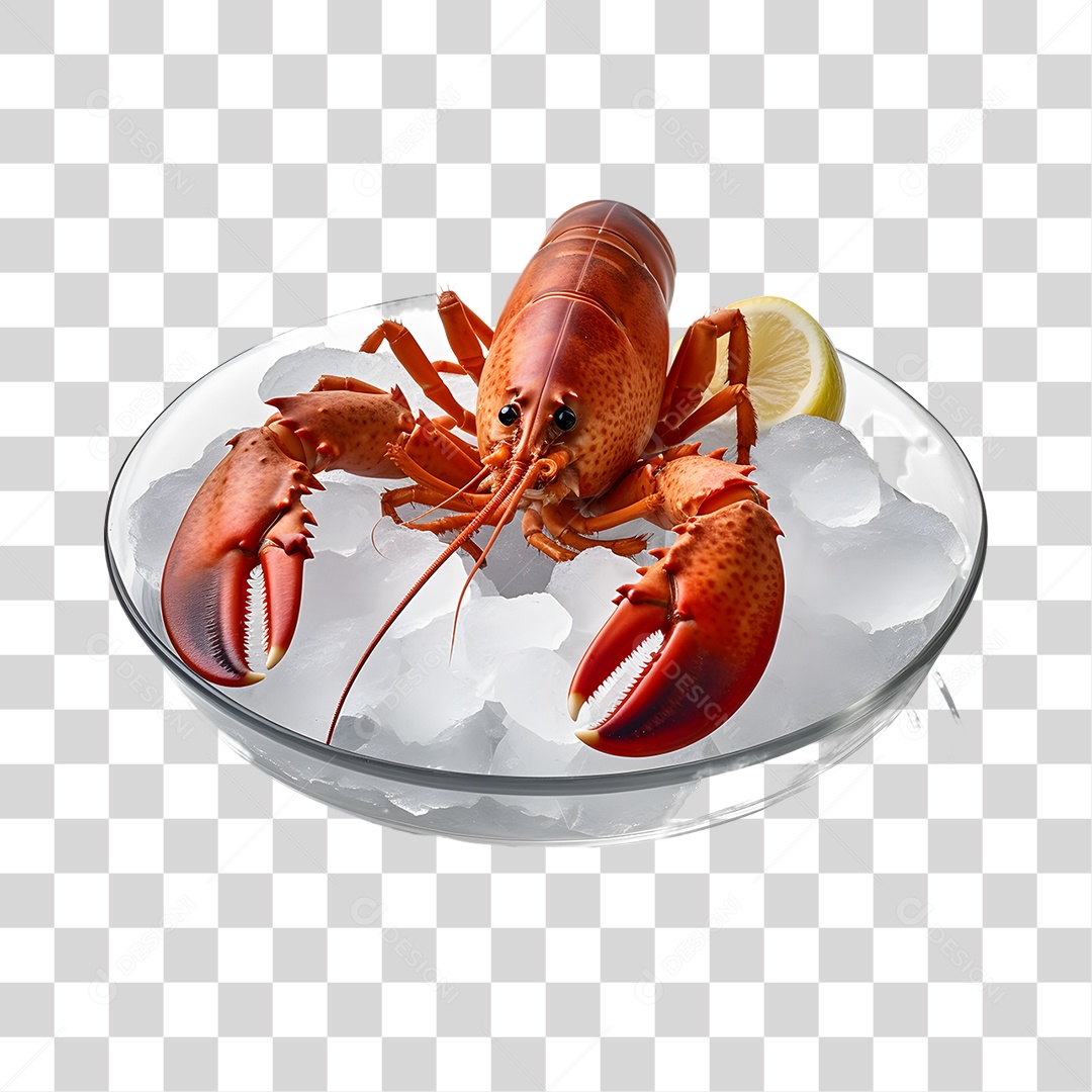 Frutos e Peixes do Mar PNG Transparente