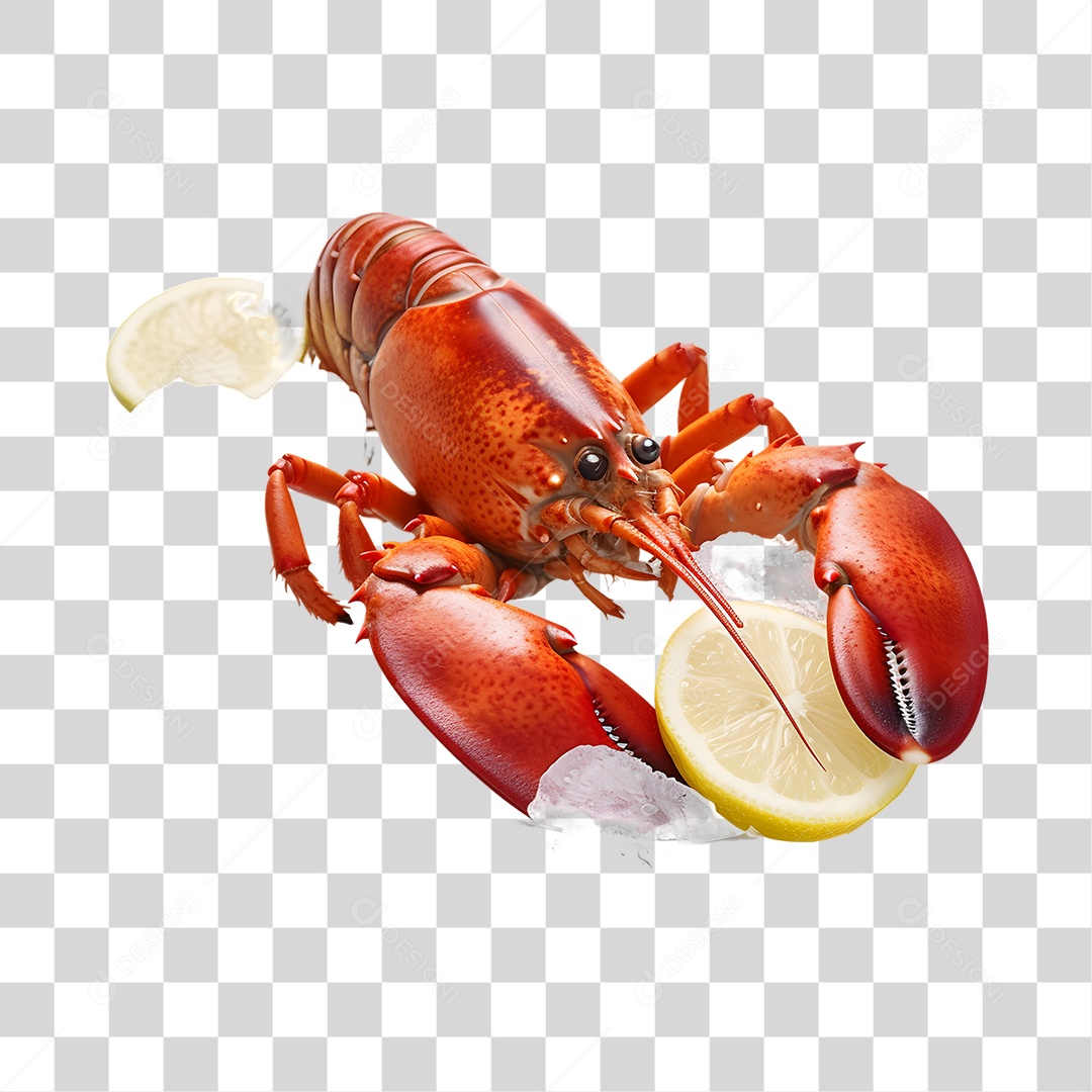 Frutos e Peixes do Mar PNG Transparente