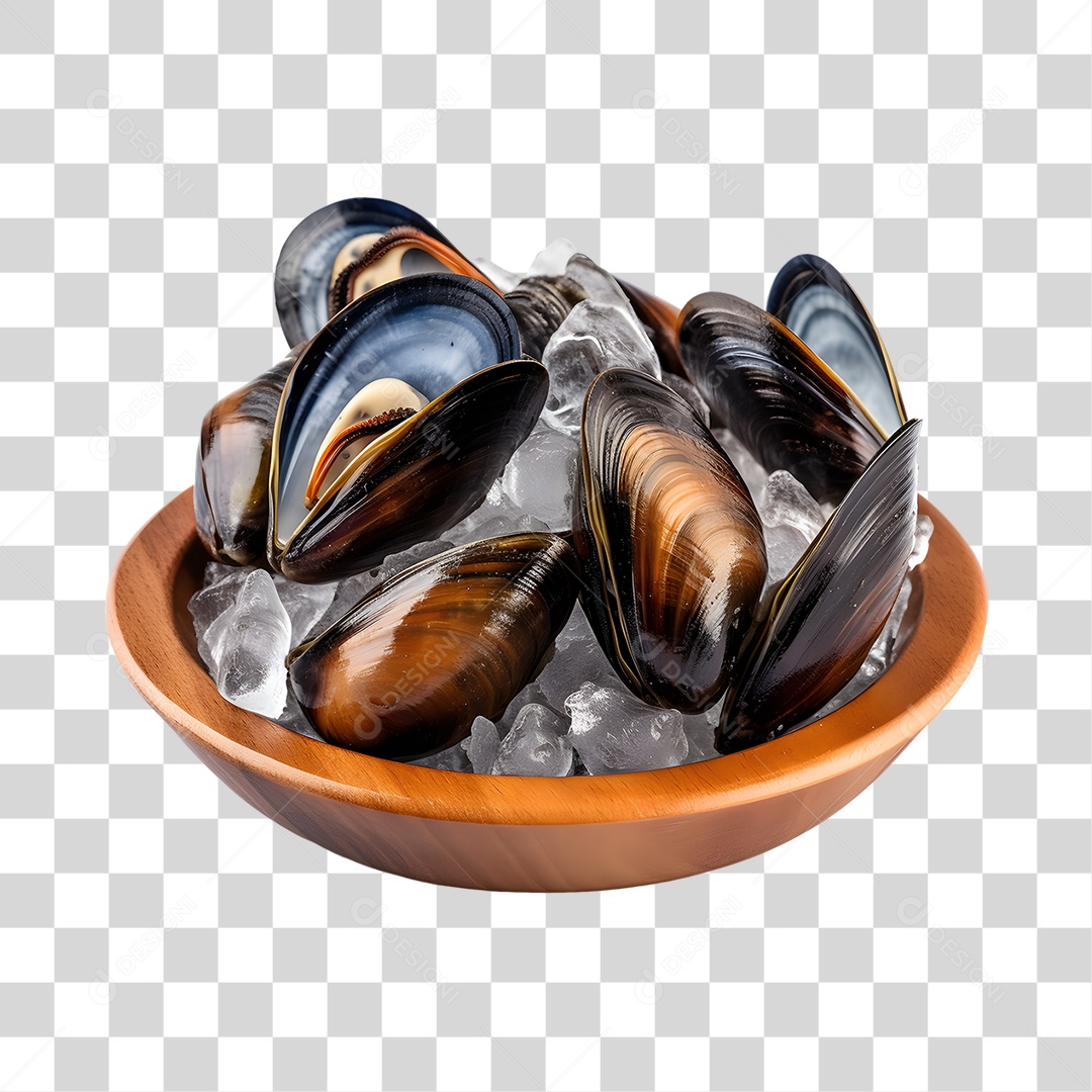 Frutos e Peixes do Mar PNG Transparente