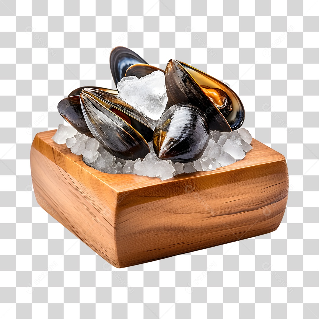 Frutos e Peixes do Mar PNG Transparente