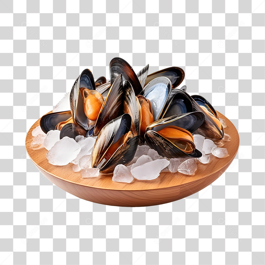 Frutos e Peixes do Mar PNG Transparente