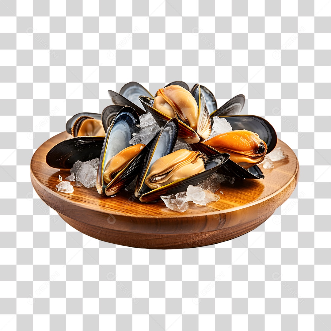 Frutos e Peixes do Mar PNG Transparente