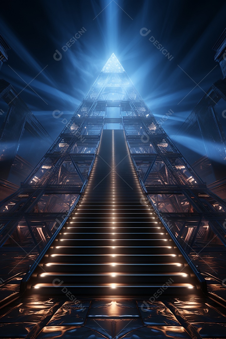 Fundo cenário futurístico