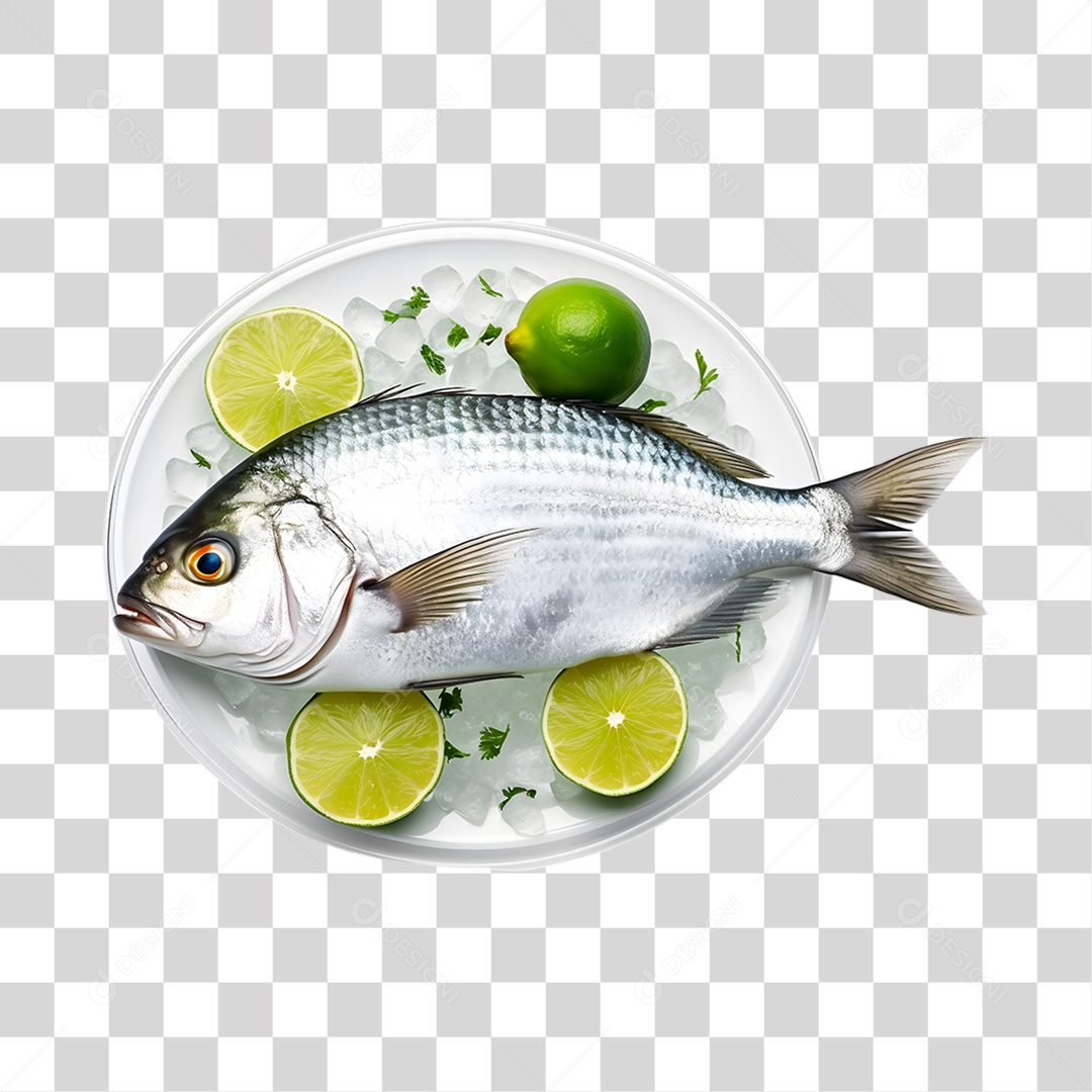 Peixes Servidos PNG Transparente