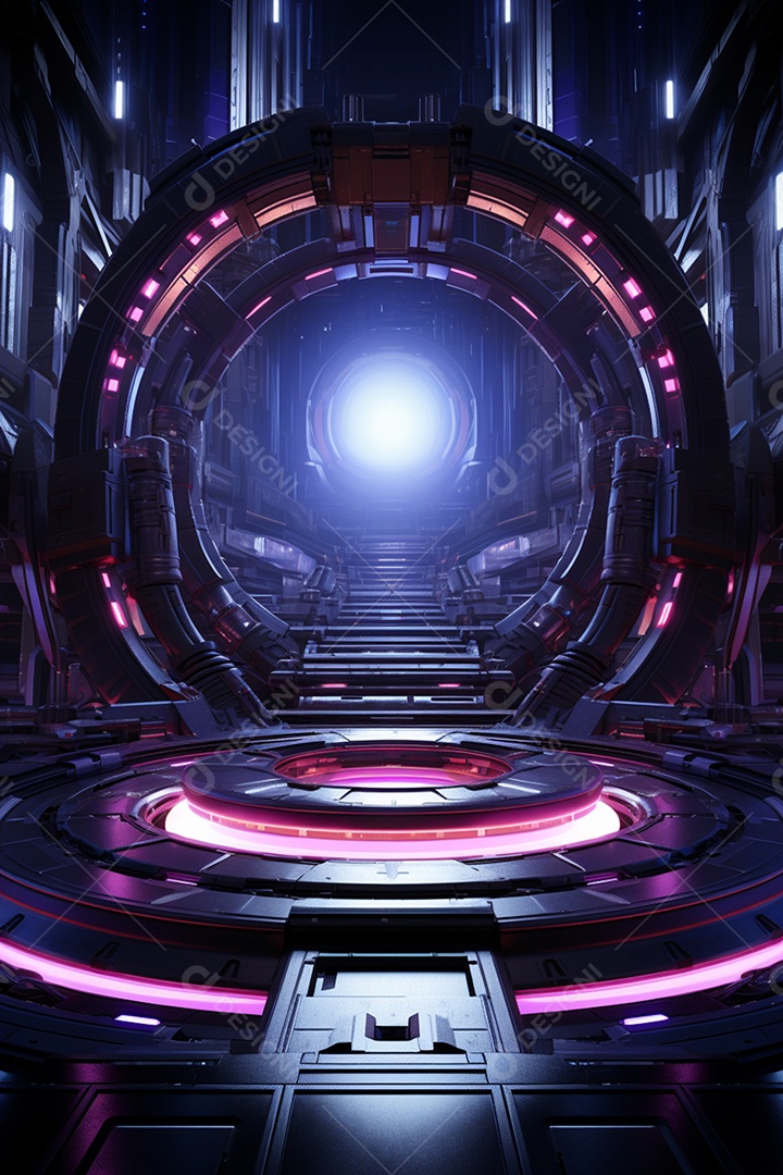 Fundo cenário futurístico