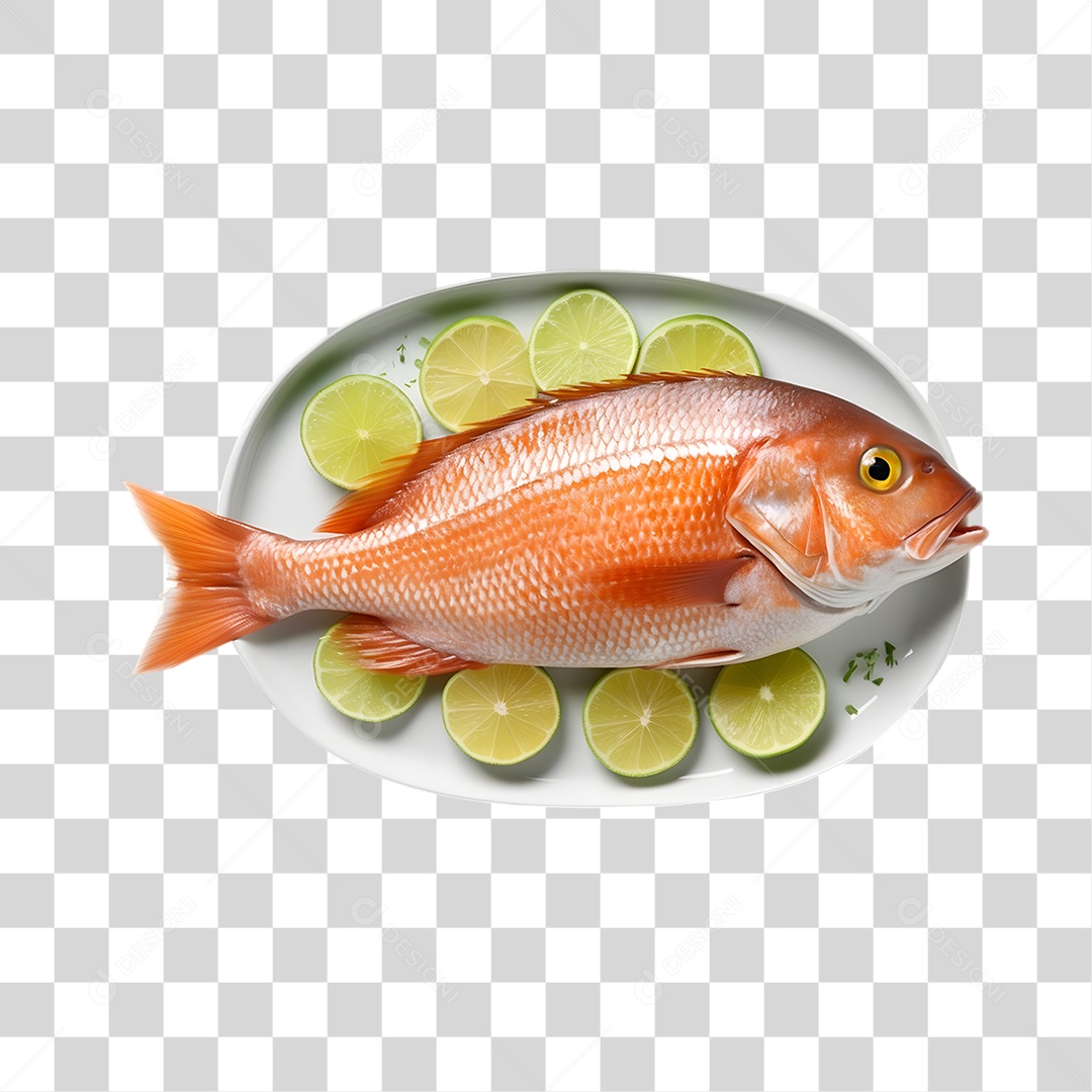 Peixes Servidos PNG Transparente