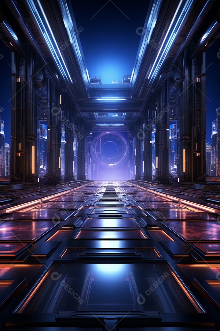 Fundo para cenário futurístico