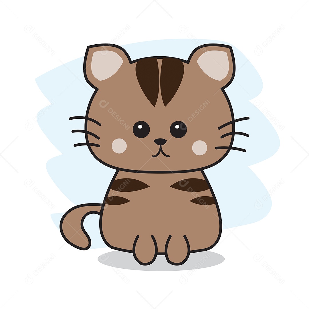 Gato Ilustração Vetor EPS