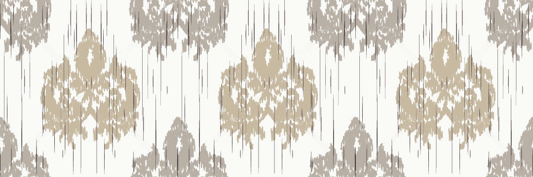 Padrão Tribal Tradicional Estilo Damasco Vetor EPS