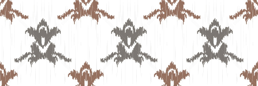 Padrão Tribal Tradicional Estilo Damasco Vetor EPS