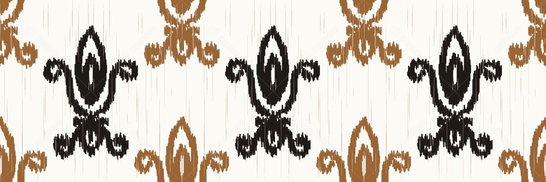 Padrão Tribal Tradicional Estilo Damasco Vetor EPS