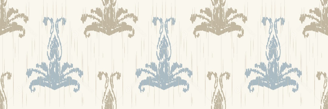 Padrão Tribal Tradicional Estilo Damasco Vetor EPS