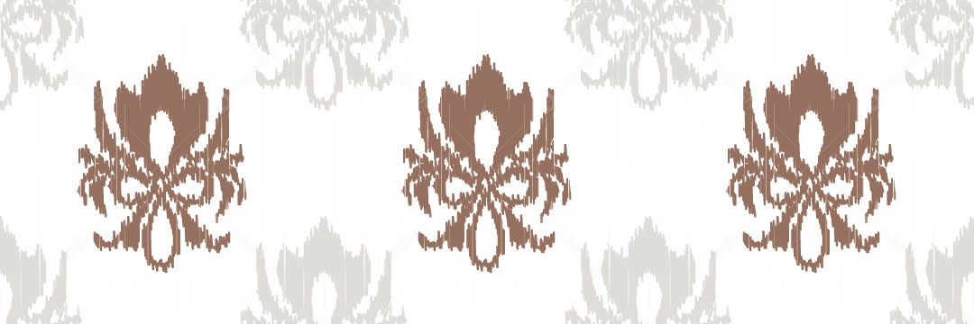 Padrão Tribal Tradicional Estilo Damasco Vetor EPS