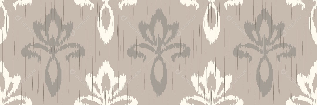 Padrão Tribal Tradicional Damasco Vetor EPS