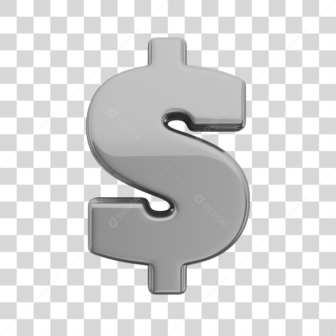 Elemento 3D Símbolos Acentos Para Composição PNG Transparente