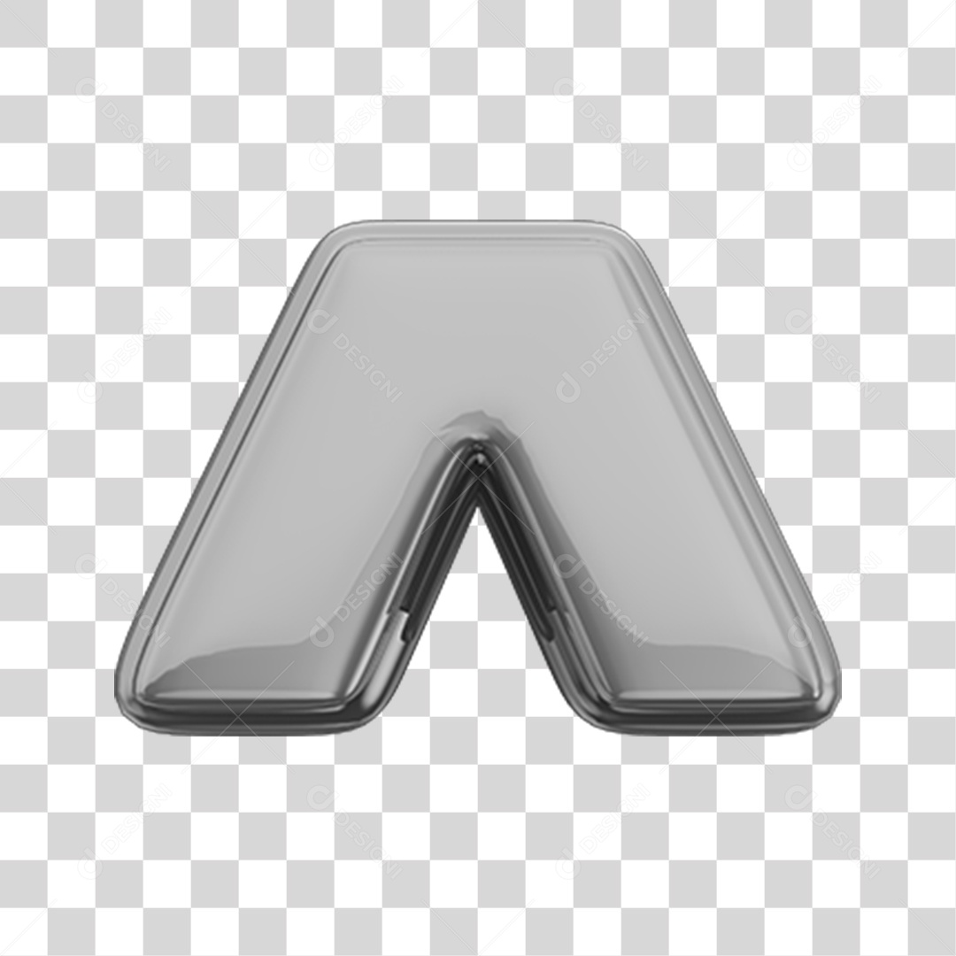 Elemento 3D Símbolos Acentos Para Composição PNG Transparente