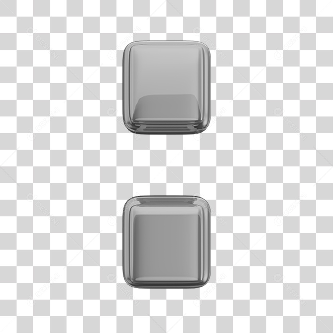 Elemento 3D Símbolos Acentos Para Composição PNG Transparente