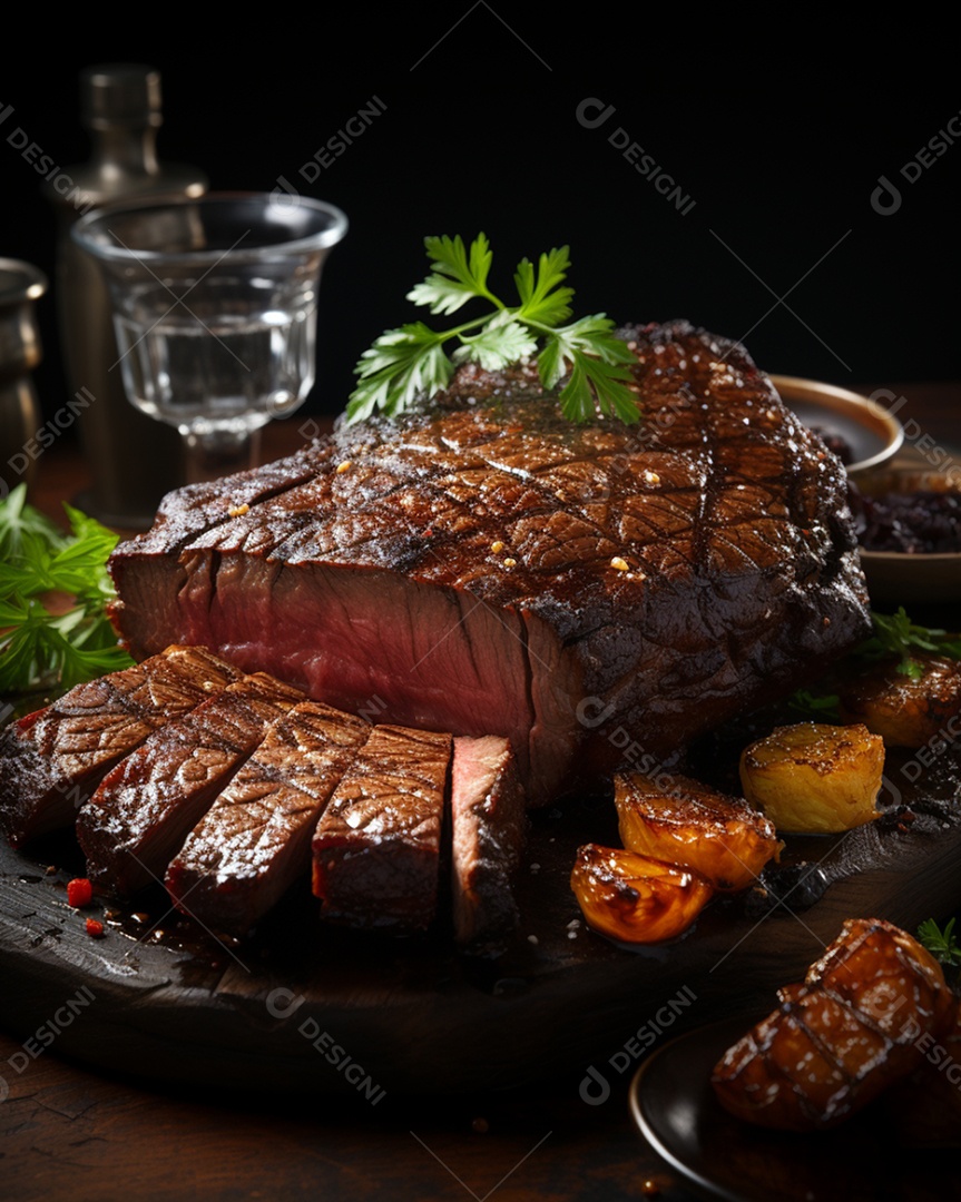 Uma deliciosa picanha assada