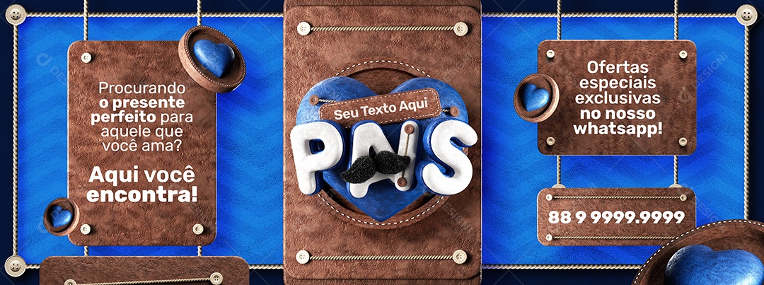 Banner Pais Ofertas Especiais Social Media PSD Editável