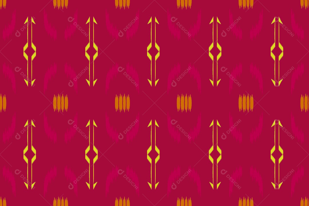 Tribal Tradicional Ilustração Rosa Vetor EPS