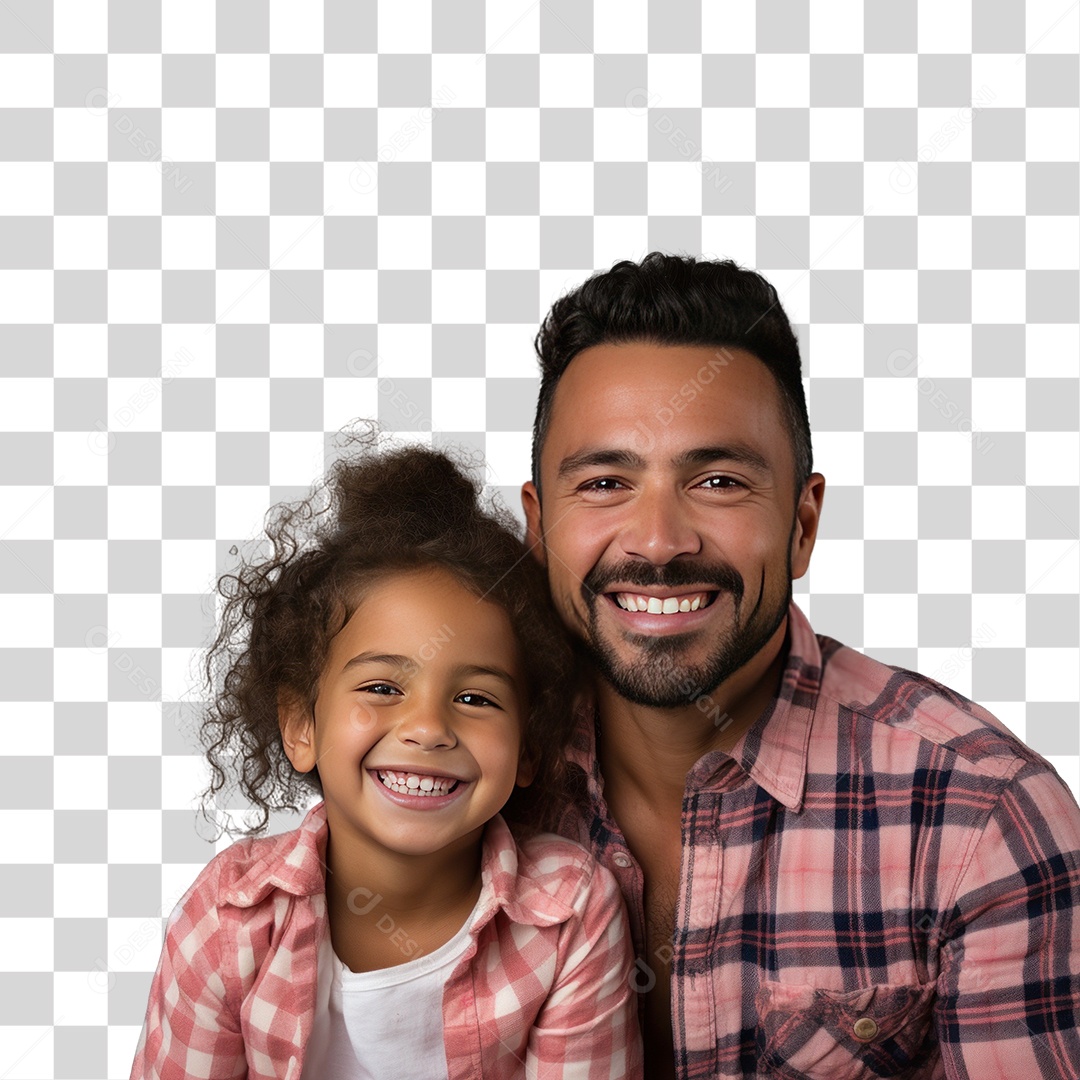 Pai e Filho De Sorrindo Olhando para Câmera Fundo PNG Transparente