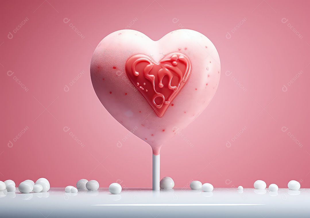 Conceito de amor com um toque reconfortante e doce. Fundo do conceito dos namorados.