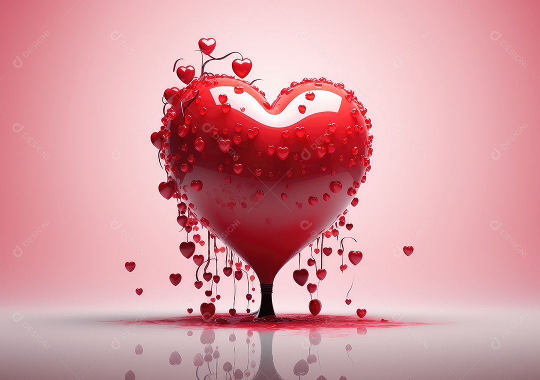 Conceito de amor com um toque reconfortante e doce. Fundo do conceito dos namorados.