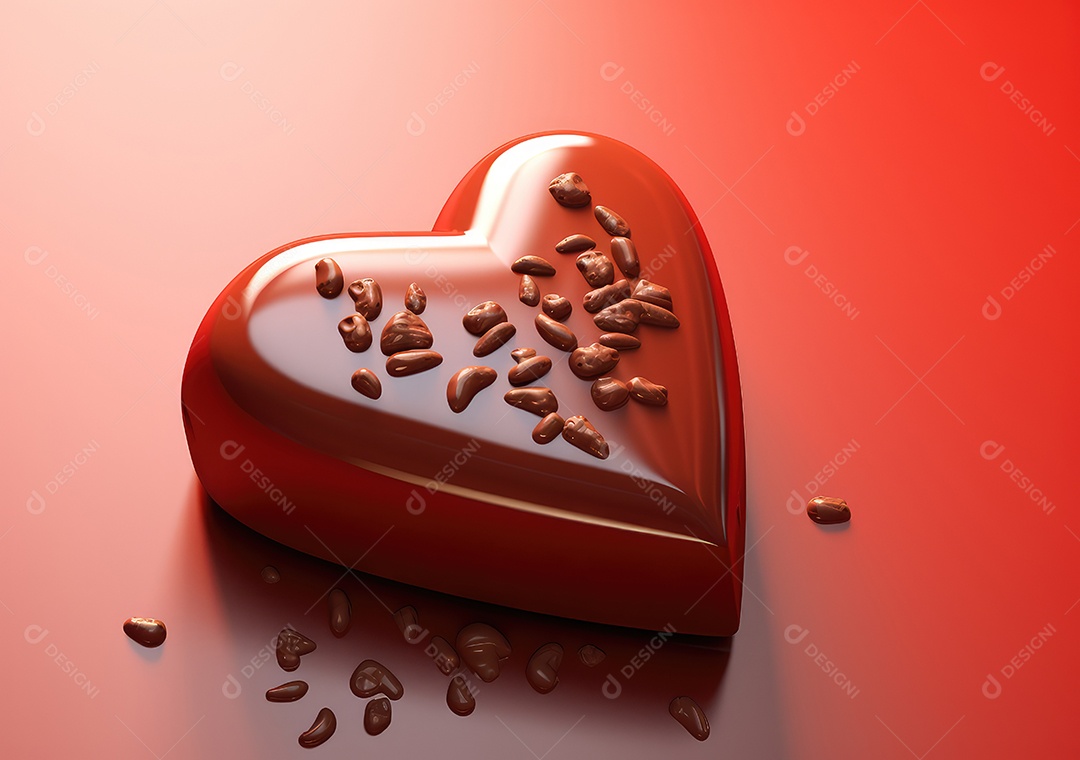 Conceito de amor com um toque reconfortante e doce. Fundo do conceito dos namorados.