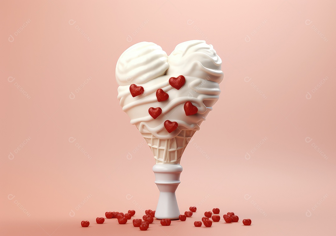 Conceito de amor com um toque reconfortante e doce. Fundo do conceito dos namorados.