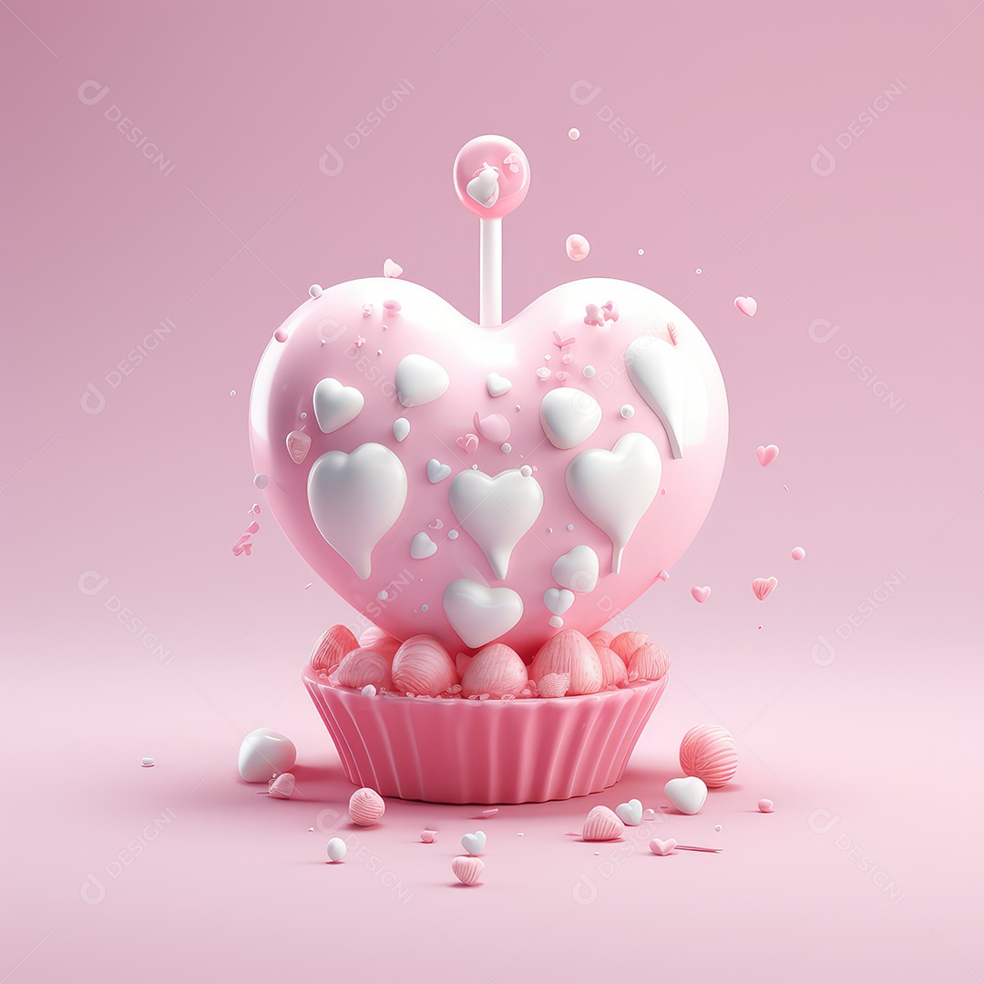 Um conceito doce e centrado no coração que aquece a alma. Fundo do conceito dos namorados.