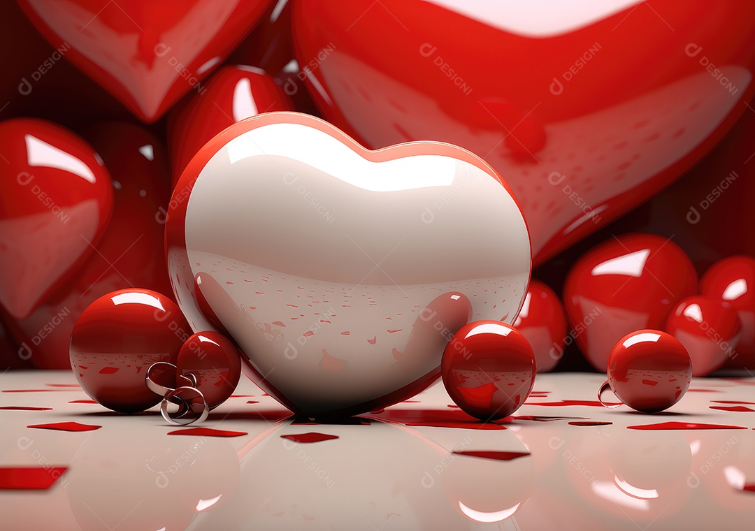 Um conceito doce e centrado no coração que aquece a alma. Fundo do conceito dos namorados.