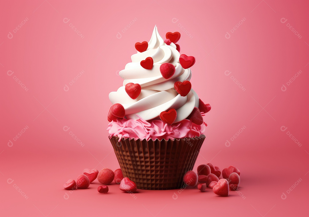 Um conceito doce e centrado no coração que aquece a alma. Fundo do conceito dos namorados.