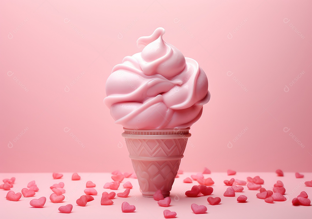 Um conceito doce e centrado no coração que aquece a alma. Fundo do conceito dos namorados.