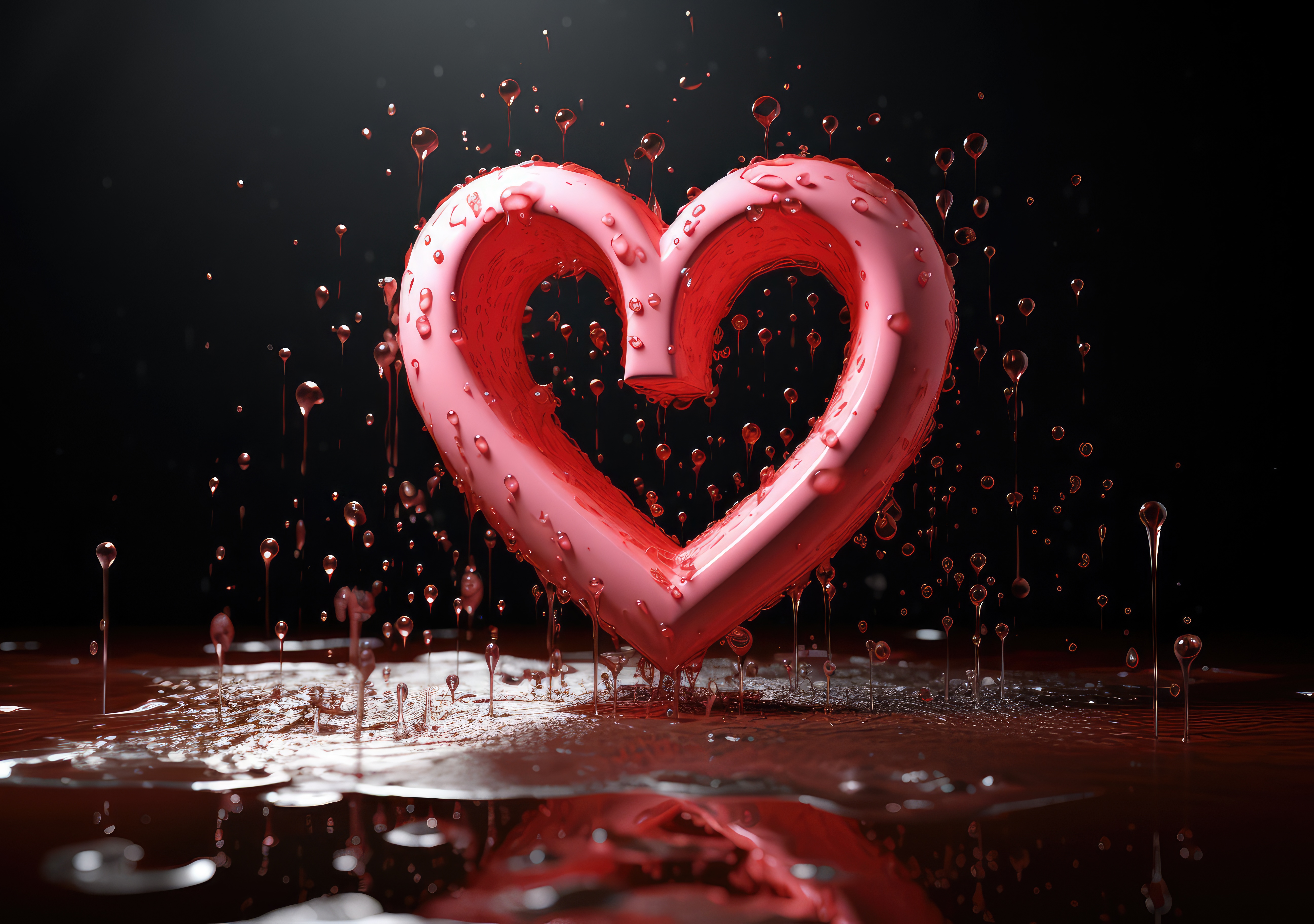 Um conceito doce e centrado no coração que aquece a alma. Fundo do conceito dos namorados.