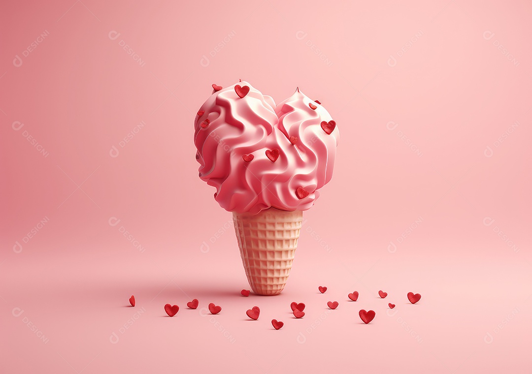 Um conceito doce e centrado no coração que aquece a alma. Fundo do conceito dos namorados.