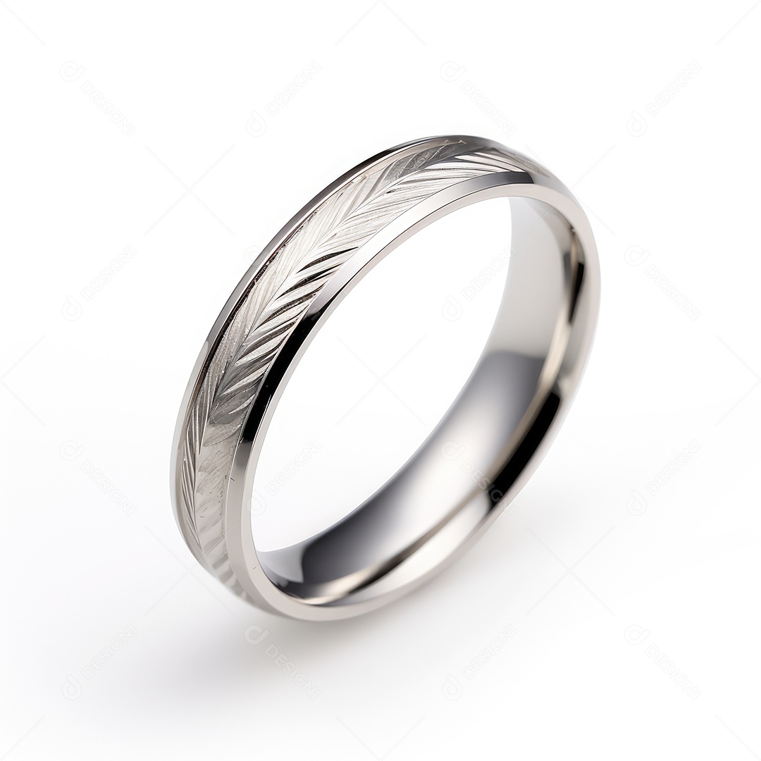 Belo design de anel. anéis de noivado de casamento com diamantes em fundo branco isolado.