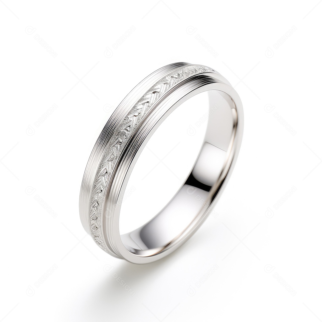 Belo design de anel. anéis de noivado de casamento com diamantes em fundo branco isolado.