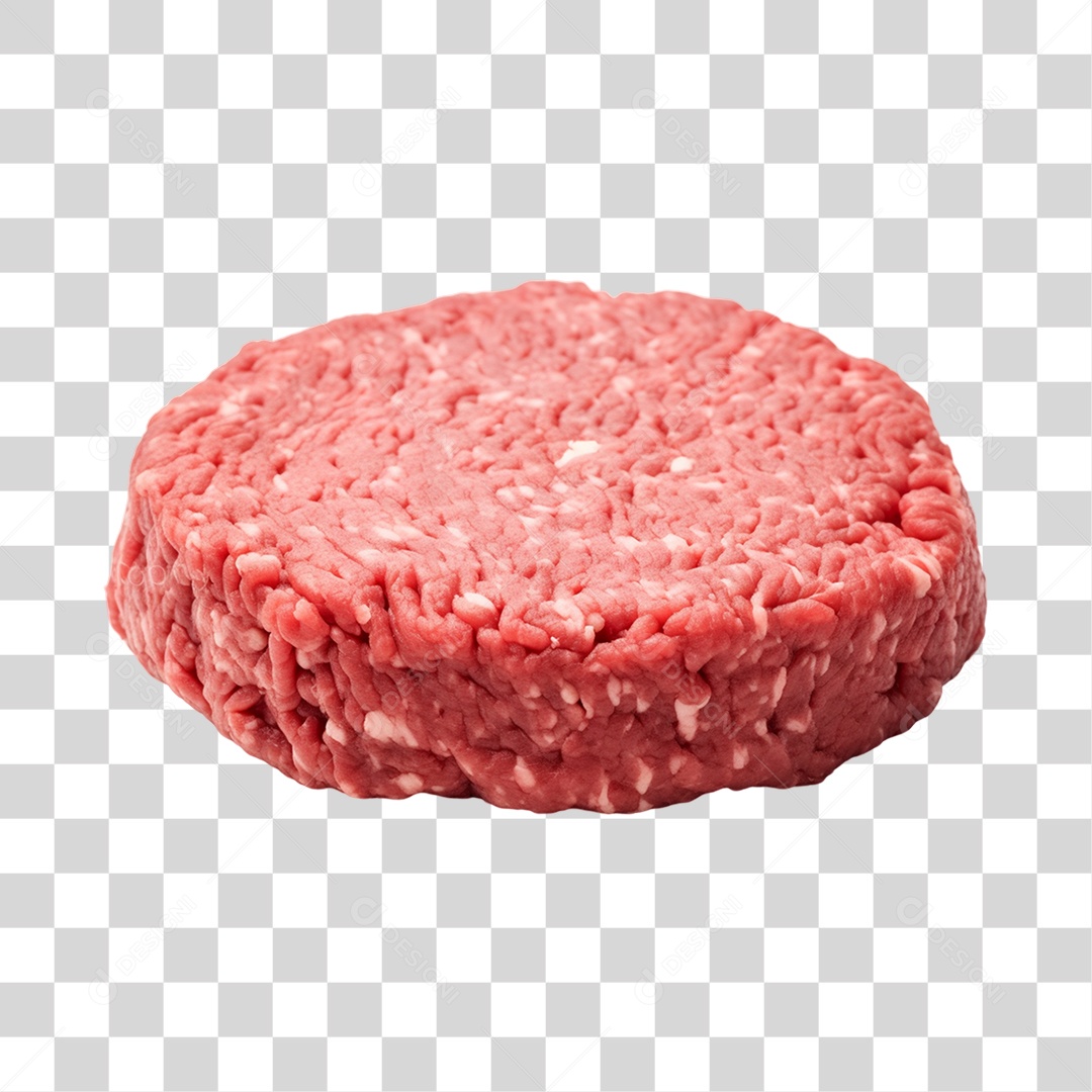 Carne Moída para Hamburguer Fundo PNG Transparente