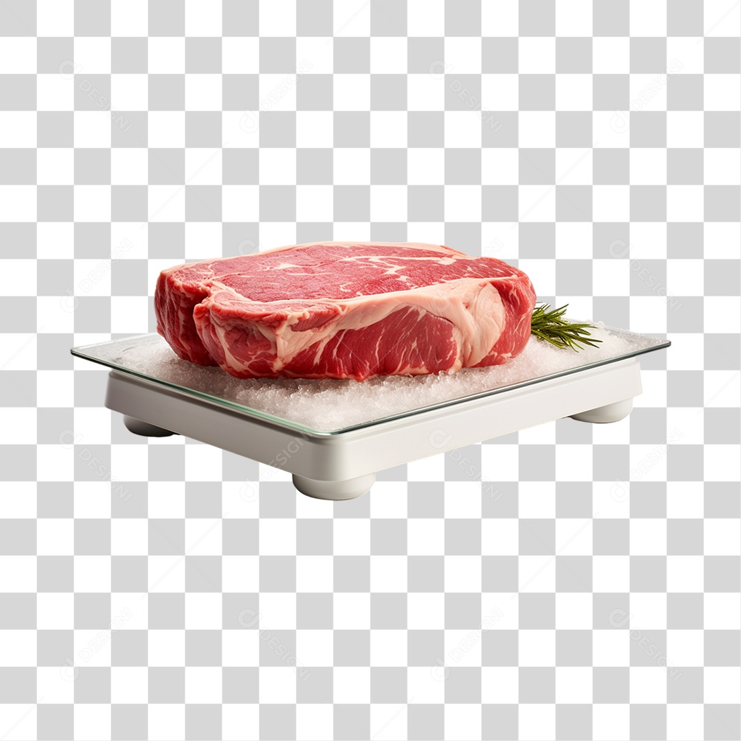 Carnes para Churrasco em Balança Fundo PNG Transparente