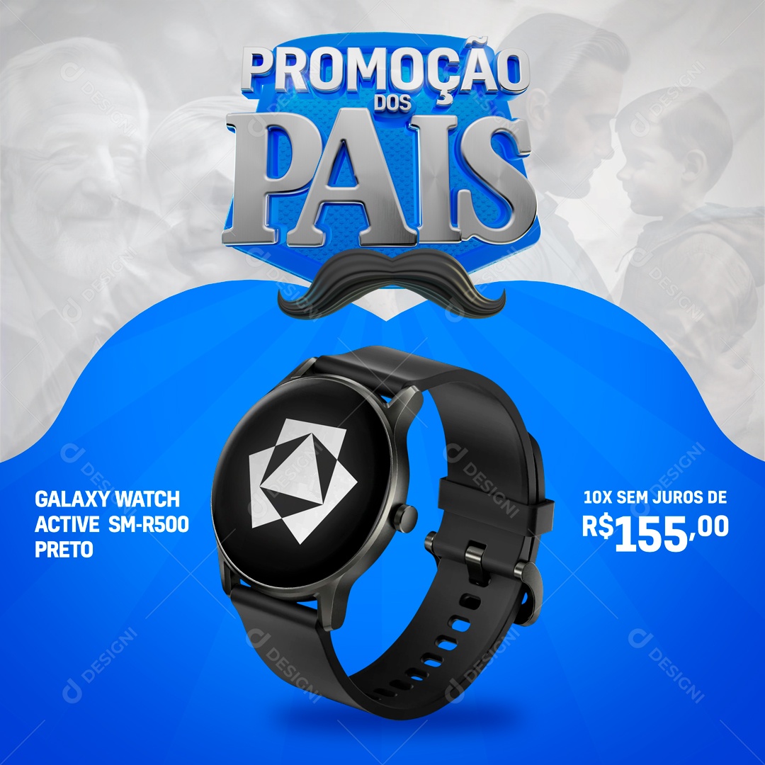 Social Media Parent Promotion PSD Editable