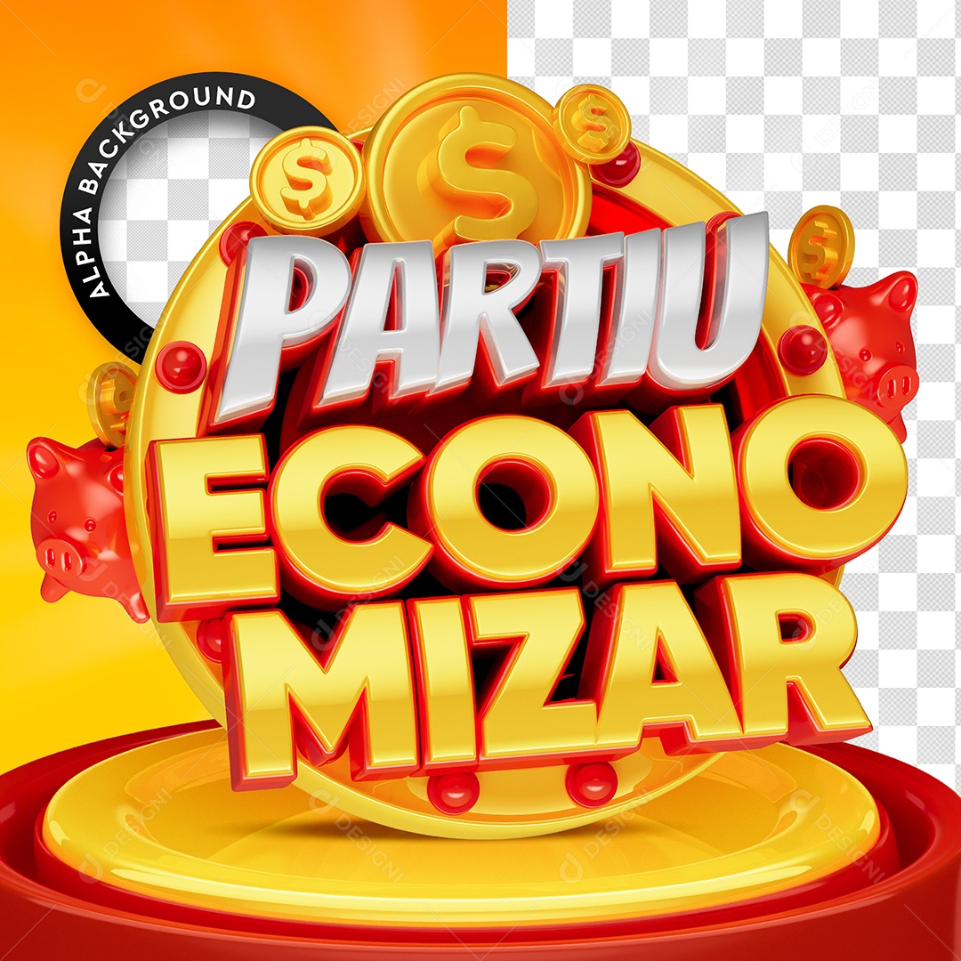Partiu Economizar Social Media PSD Editável