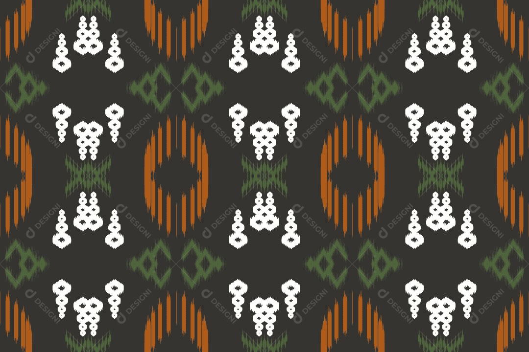 Tribal Tradicional Vermelho Ilustração Vetor EPS