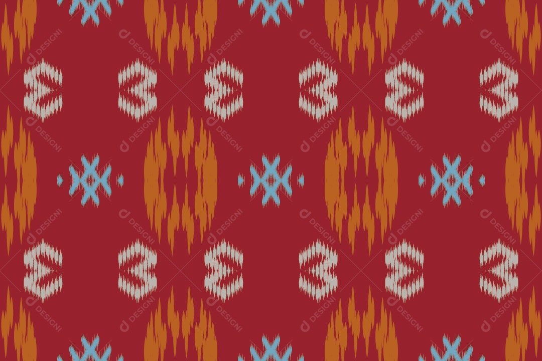 Tribal Tradicional Rosa Ilustração Vetor EPS